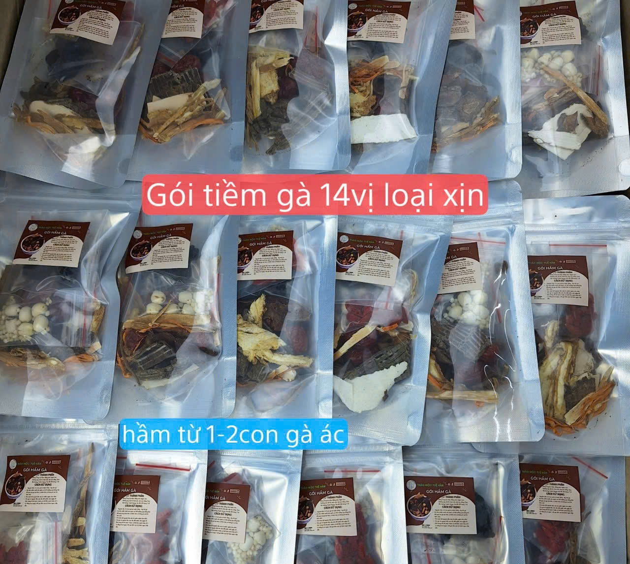 Set tiềm gà và vịt